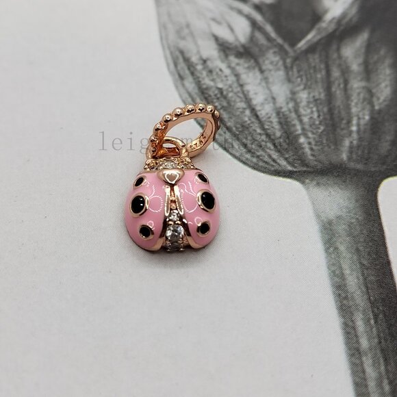 pandora Pink Ladybird Pendant charms - Picture 6 of 6